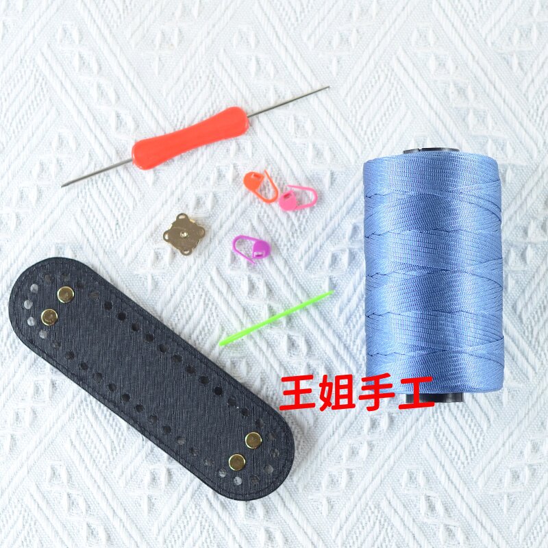 товар из китая 手工编织包包diy材料包送女友闺蜜礼物钩针毛线自制手提单肩斜挎