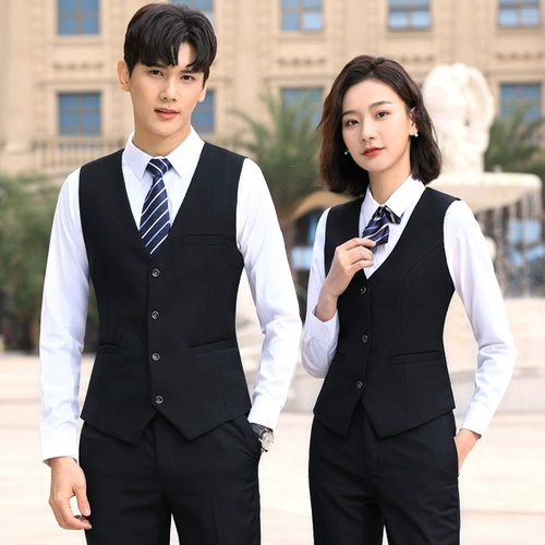 Отец -официант отель рабочая одежда мужская и женская жилета Set Western Restaurant Bar Ktv Театральный стой