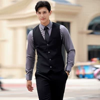 Черный жилет, рубашка