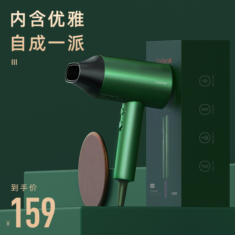 Small Suitable Hair Dryer Negative Ion Home High Power Low Noise Dormitory Student Male And Female Hair Dryer A1803-BG