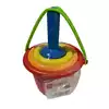 Hape Children's beach Five-piece beach plastic Toy Baby dig sand Big shovel Sprinkler Pot Small bucket