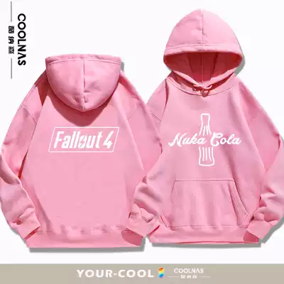 Ps4游戏fallout周边辐射4哔哔小子连帽卫衣男春秋季学生衣服外套