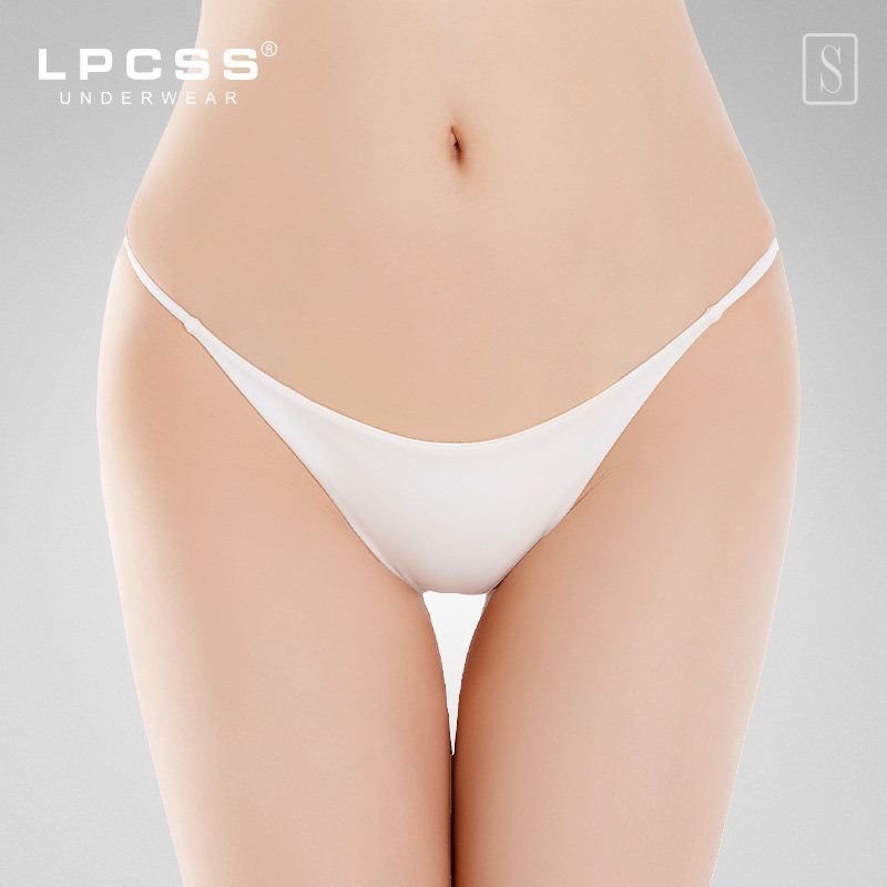 LPCSS brand underwear women's thin belt sexy low waist cotton stand T pants cotton breathable Bigini T pants