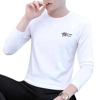 Men's long sleeve cotton t-shirt