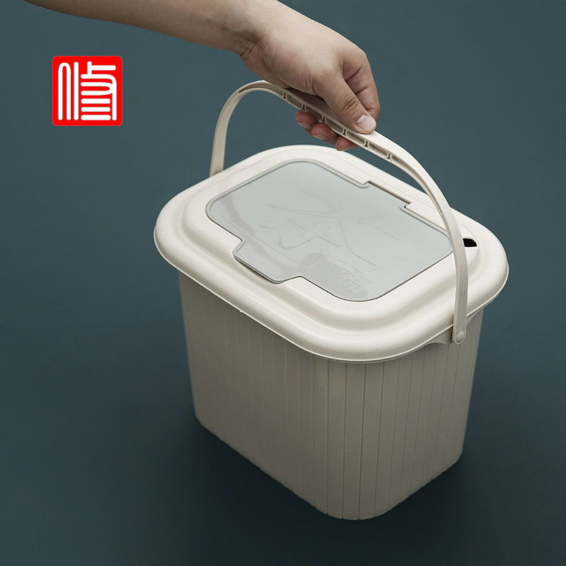 Home type Tea Water Bucket 9 liters Plastic material Gongfu Tea fitting Brief About filter Tea Slag Bucket Trash Drain Bucket