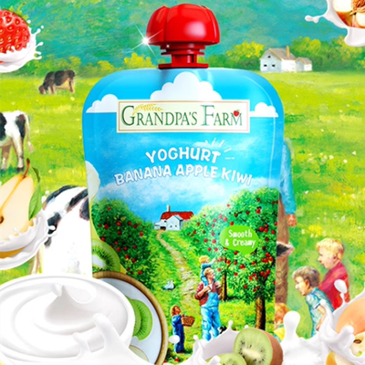 【119】爷爷的农场宝宝果泥有机辅食10袋