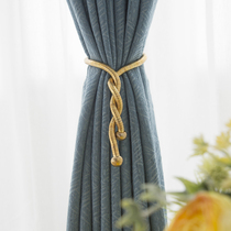 Metal curtain buckle curtain curtain strap creative decoration tie rope curtain rope pair modern simple