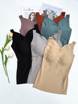 Japan and the US SKIN both code and satisfactory vest ultra-comfortable and steel ring underwear literary bra bottom 2 in one