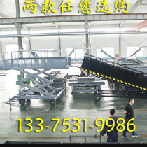 Load 3 ton Livestock Ranch Mobile Pig Lift Table Fixed Ramp Type Pig Lift Lift Lifting lift Pig Channel