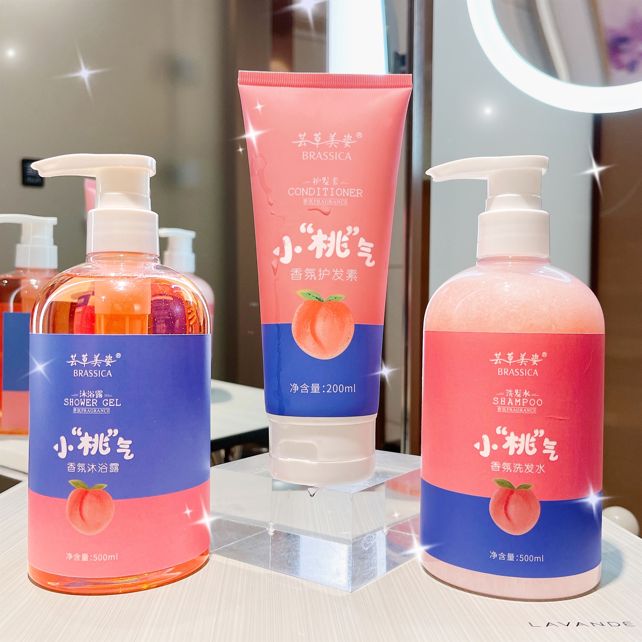 Water peach detriment to itching shampoo conditioner bath suit for durable fragrance control oil fluffy masonoint