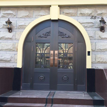 Door lock Double door special mask panel sub-lock Decorative lock Automatic fingerprint lock Household anti-theft door electronic lock