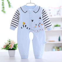 Pure cotton baby jumpsuit spring and autumn cotton baby clothes 0-3-6-9 months baby clothes cotton bottom clothes