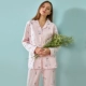 Quần áo giam giữ mùa hè mỏng phần sau sinh mùa xuân và mùa thu cotton tinh khiết thấm mồ hôi cho con bú sữa mẹ quần áo mặc nhà cho con bú tháng bảy bà bầu đồ ngủ mùa hè - Giải trí mặc / Mum mặc