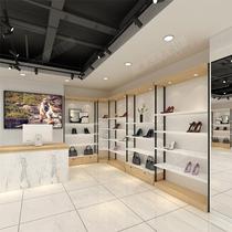 Shoe rack display rack childrens shoe bag shoe store display cabinet multi-layer solid wood floor-standing shelf customization