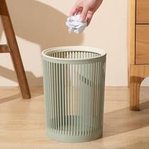 Simple trash can for home kitchen living room bedroom bathroom office large capacity 2023 new creative paper basket