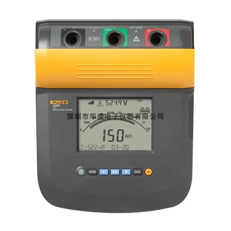 FLUKE Fluke 1550C High Voltage Insulation Resistance Tester Digital High Voltage Megger Insulation Meter