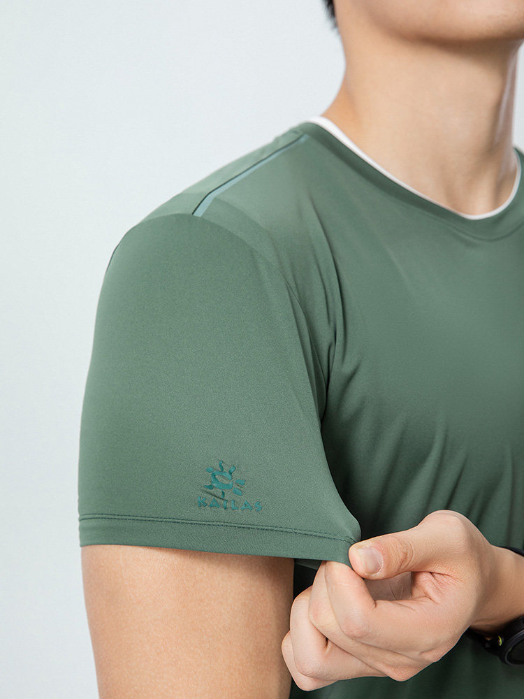 Kelley Stone Outdoor Mountaineer Campaign Light Damp Dry Dry Men T - shirt elastic breathable tops KG2217138