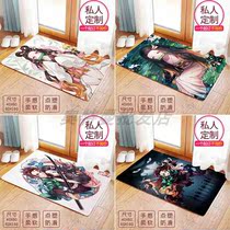 Anime carpet Ghost Blade perimeter cos two-dimensional floor mat childrens room cartoon bedroom living room floating window foot pad