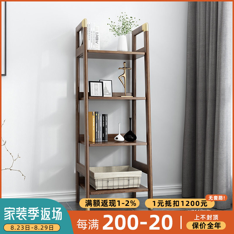 Nordic Wind Light Extravagant White Wax Wooden Bookshelves Full Solid Wood Modern Shelve Book House Minimalist Bookcase Children Study Bookcase