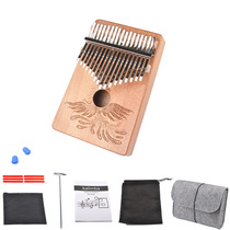 Case Thumb kalimba 17-tone kalimba Beginner introduction Finger kalimba musical instruments