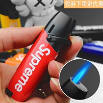 Shangbaoluo tide brand sup inflatable lighter personality creative metal windproof direct punch mens and womens mini cigarette lighter