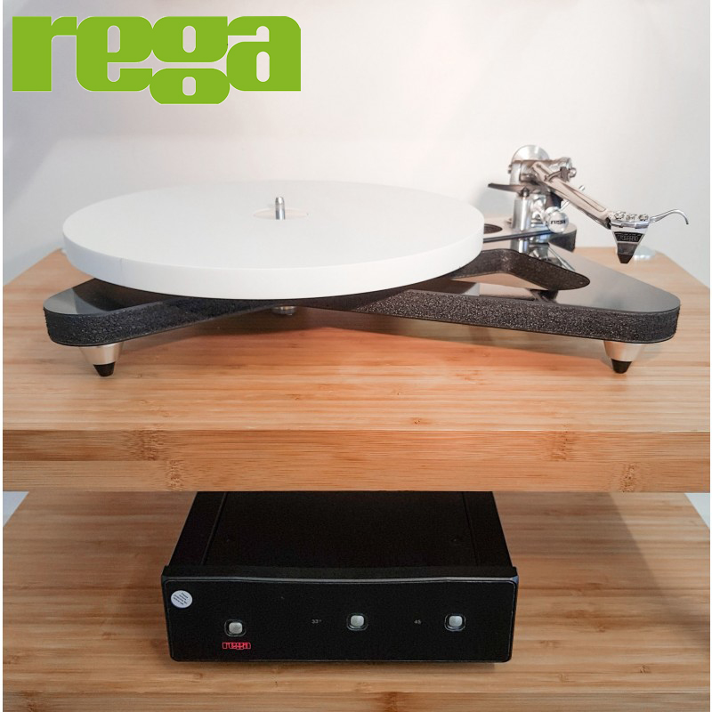 The original Rega gentleman RP10 Planar P10 LP black tape disc with Apheta MC singing