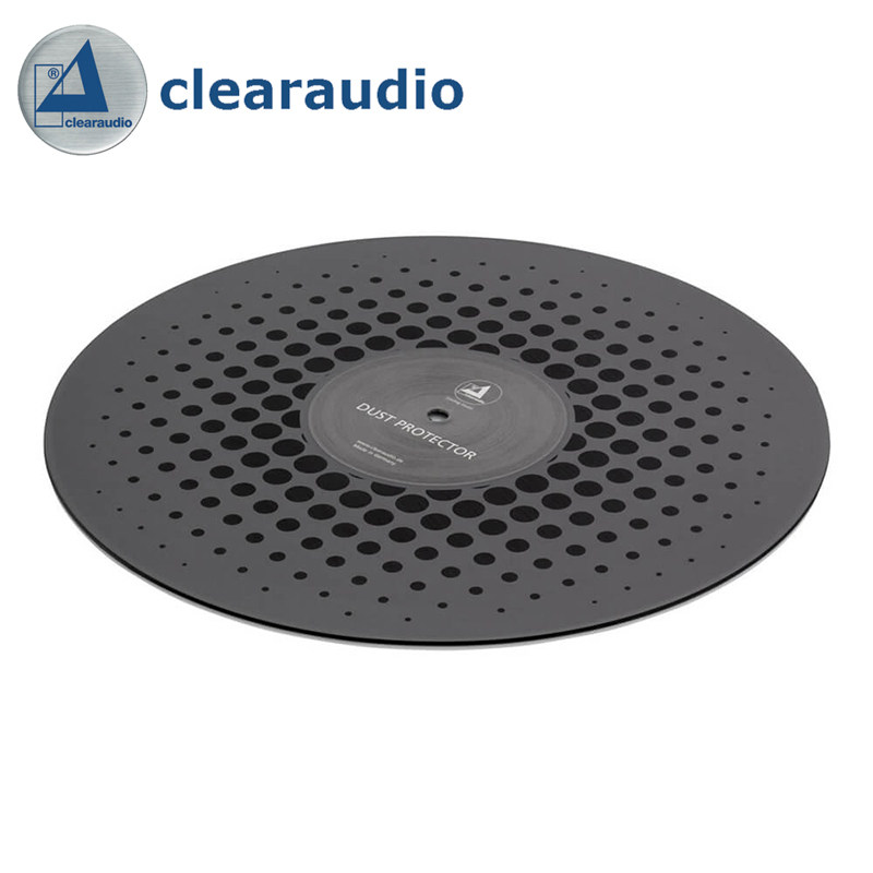 German Clearaudio clear Dustprotector Platter LP Black Gel Record Machine Professional Record Mat