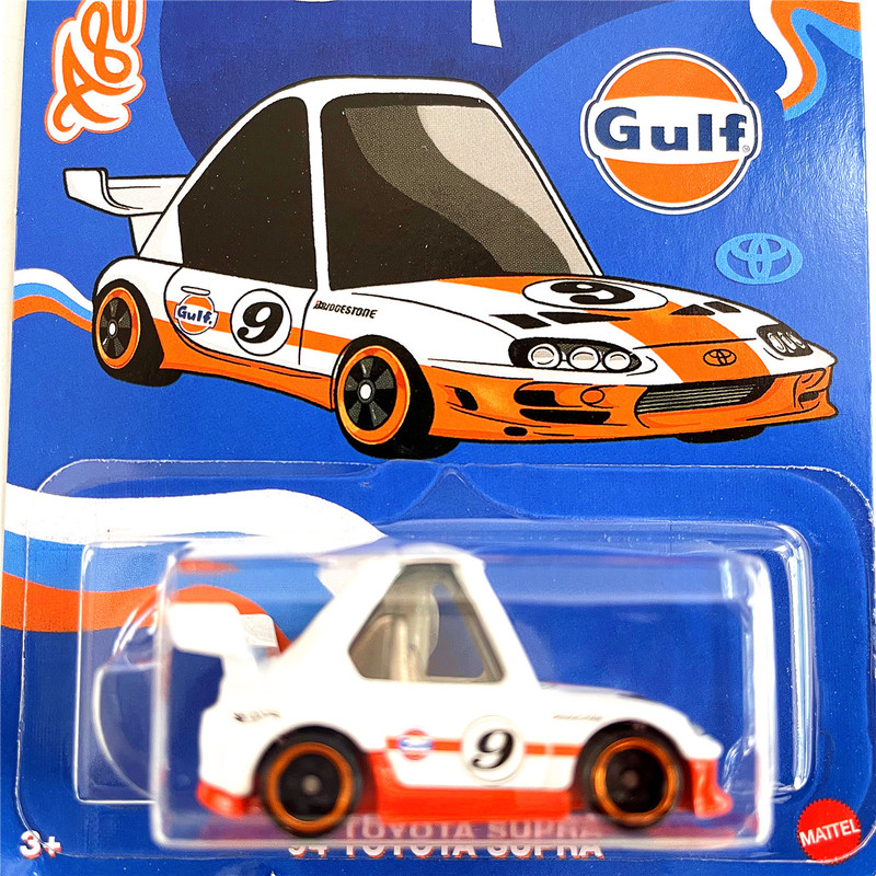 Hot Wheels Simulation High-End Regular Card Gdg44 Gulf Oil Gulf Toyota Speed Bump Q Version Hot Wheels Simulation High-End Regular Card Gdg44 Gulf Oil Gulf Toyota Speed Bump Q Version