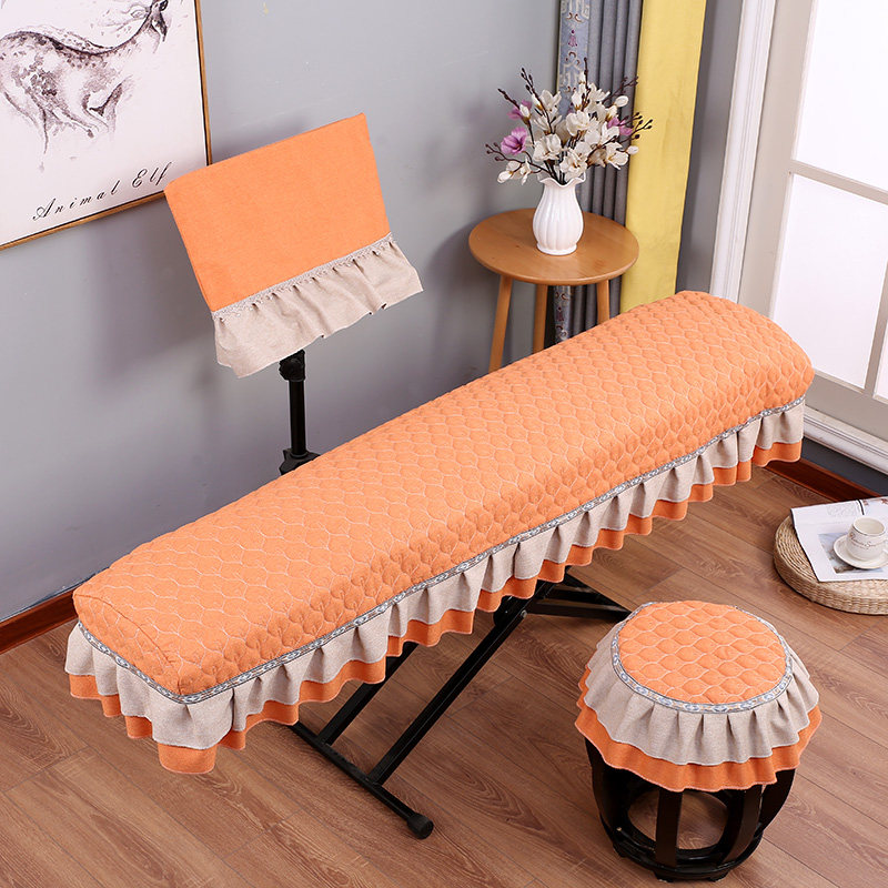 Literary guzheng cover dust cover piano cover chenille embroidery Chinese wind guzheng cover S163 type guzheng cover cloth universal