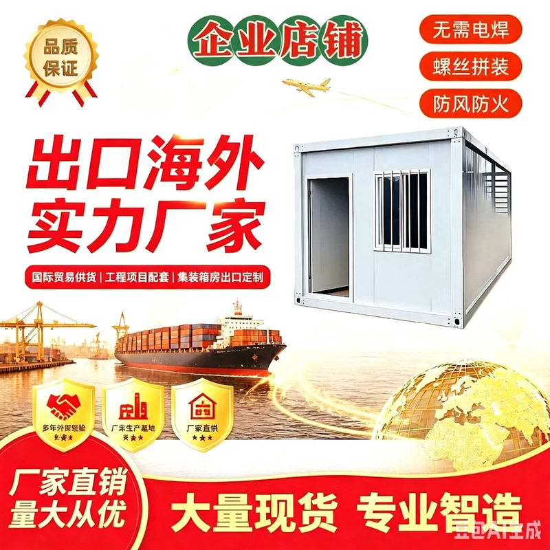 Genuine Disassembled and Assembled Foldable Modular Activity Houses, Integrated Houses, Container Houses, Color Steel Houses, Waterproof Genuine Disassembled and Assembled Foldable Modular Activity Houses, Integrated Houses, Container Houses, Color Steel Houses, Waterproof