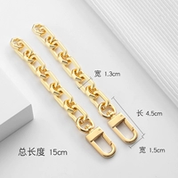 Золотая пряжка дверей 15 см (два)