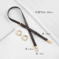 Три-коричневая кожа кожи шириной 1,8 см. США 80-100 [Отправить круг трансформации]