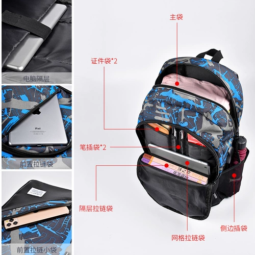 Вместительный и большой школьный рюкзак для школьников, ноутбук для отдыха, трендовая сумка, подходит для студента, для средней школы