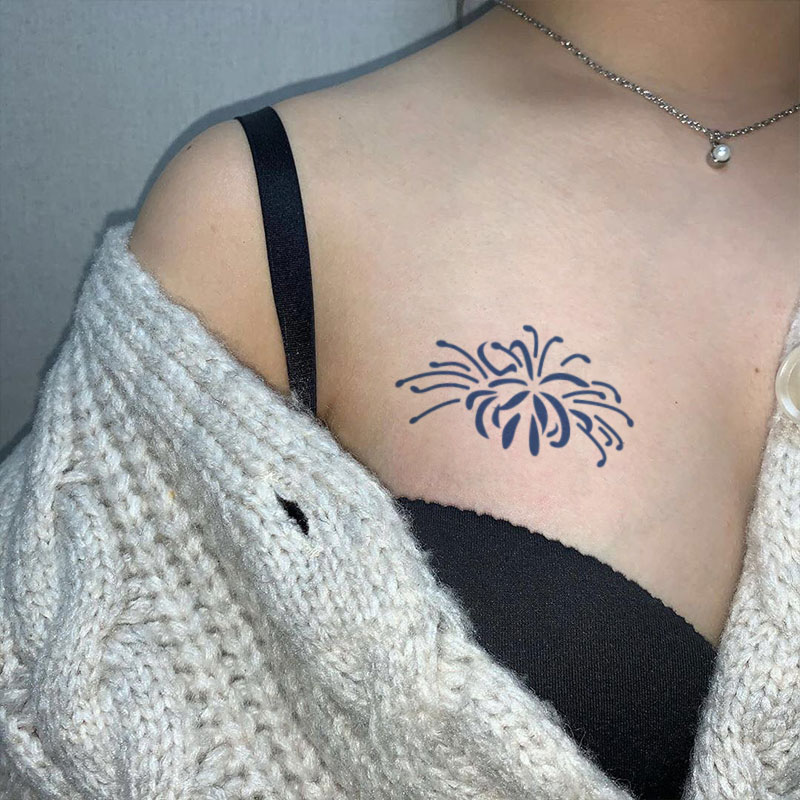 GATTOO Bana Mandzukova true visual sense plant waterproof and sweatproof square tattoo stickers