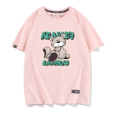 Tide, летняя футболка с коротким рукавом, парная одежда для влюбленных, с медвежатами, в корейском стиле, короткий рукав