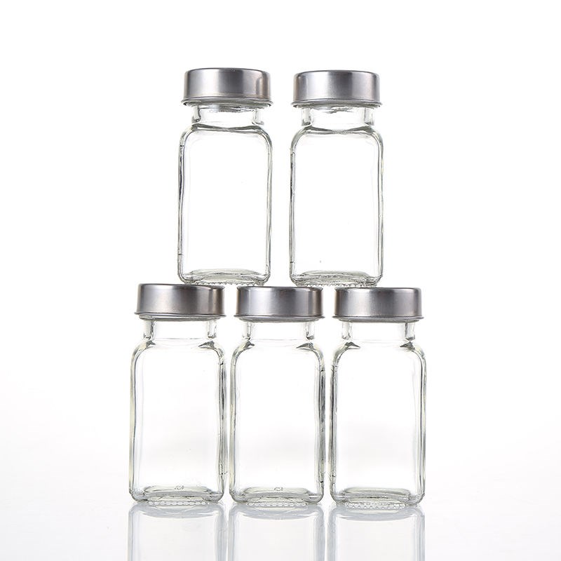 Kitchen glass flavored bottle spilled material jar suite Salt taste barbecue box household
