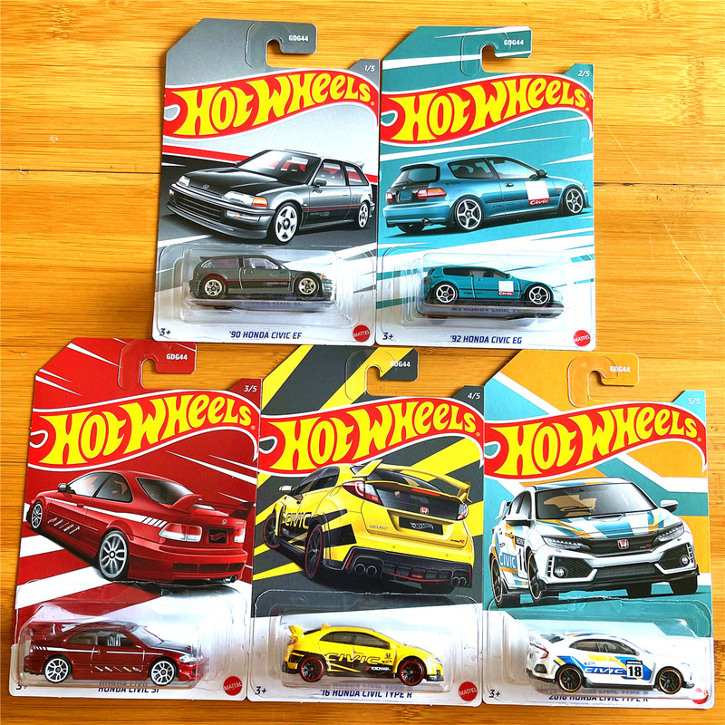 Hot Wheels Simulation Alloy Car Model Gdg44 Honda Honda Civic Civic Sakura Tpye R Si Ef Eg