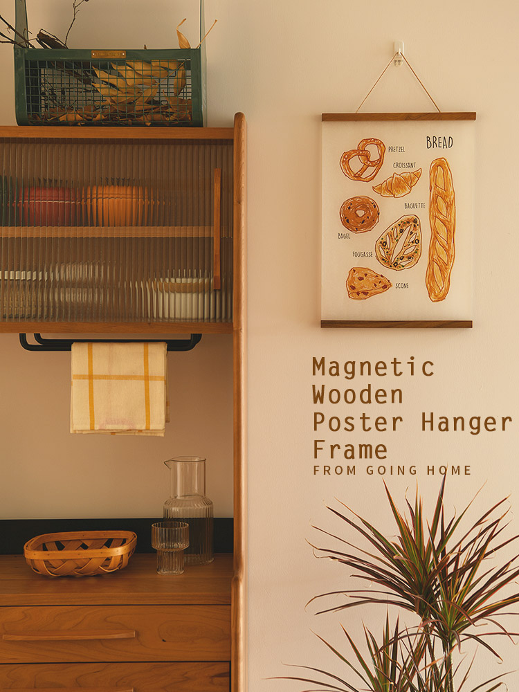 Nordic Black Walnut home decoration hanging picture clip Calendar poster photo frame wall hanging style ins hanging clip