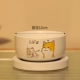 (Легко чистить воду и электричество) Белый диалог Мяу Керамическая чаша+Регулируемая температурная температура.