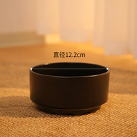 (Полная керамика) Черная постоянная температурная нагревательная миска [350 мл]