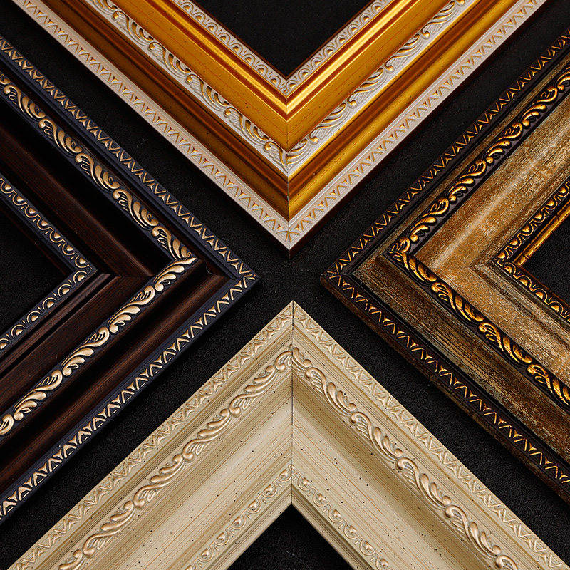 Oil painting frames to be made digital oil painting Framed Custom Any size European-style retro frame frames hanging wall advertising