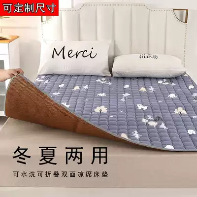 Bed mat summer and winter dual-purpose mat mattress can be removed and washed