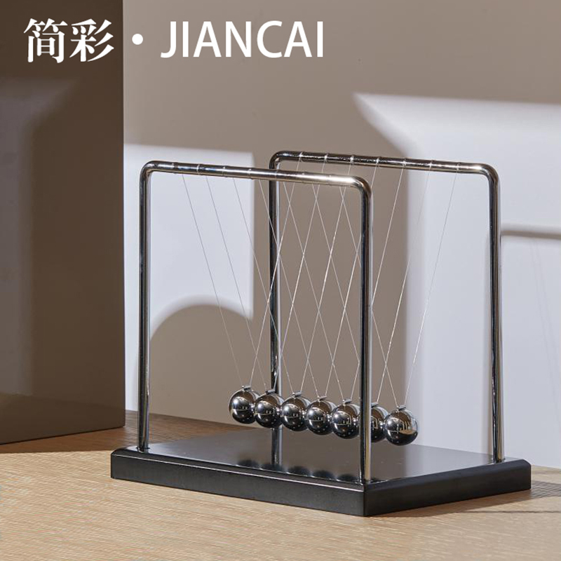 Newton Pendulum Ball Bump Ball Creative Small Gift Office Desktop Practical Pendulum Birthday Present Gifts Boy Boyfriend