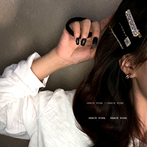 Treasure hairclip back head headwear head hairclip Korean ins simple side clip clip girl hairpin set