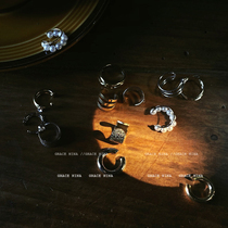 Ear bone clip without ear hole female French Net Red cold wind forest Super fairy high grade earrings simple earrings temperament