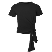 Dance practice clothes womens body training clothes black tops long-sleeved wide-leg pants suits student dance practice clothes