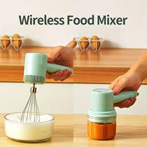 Wireless 3 Speed Mini Mixer Electric Food Blender Handheld M