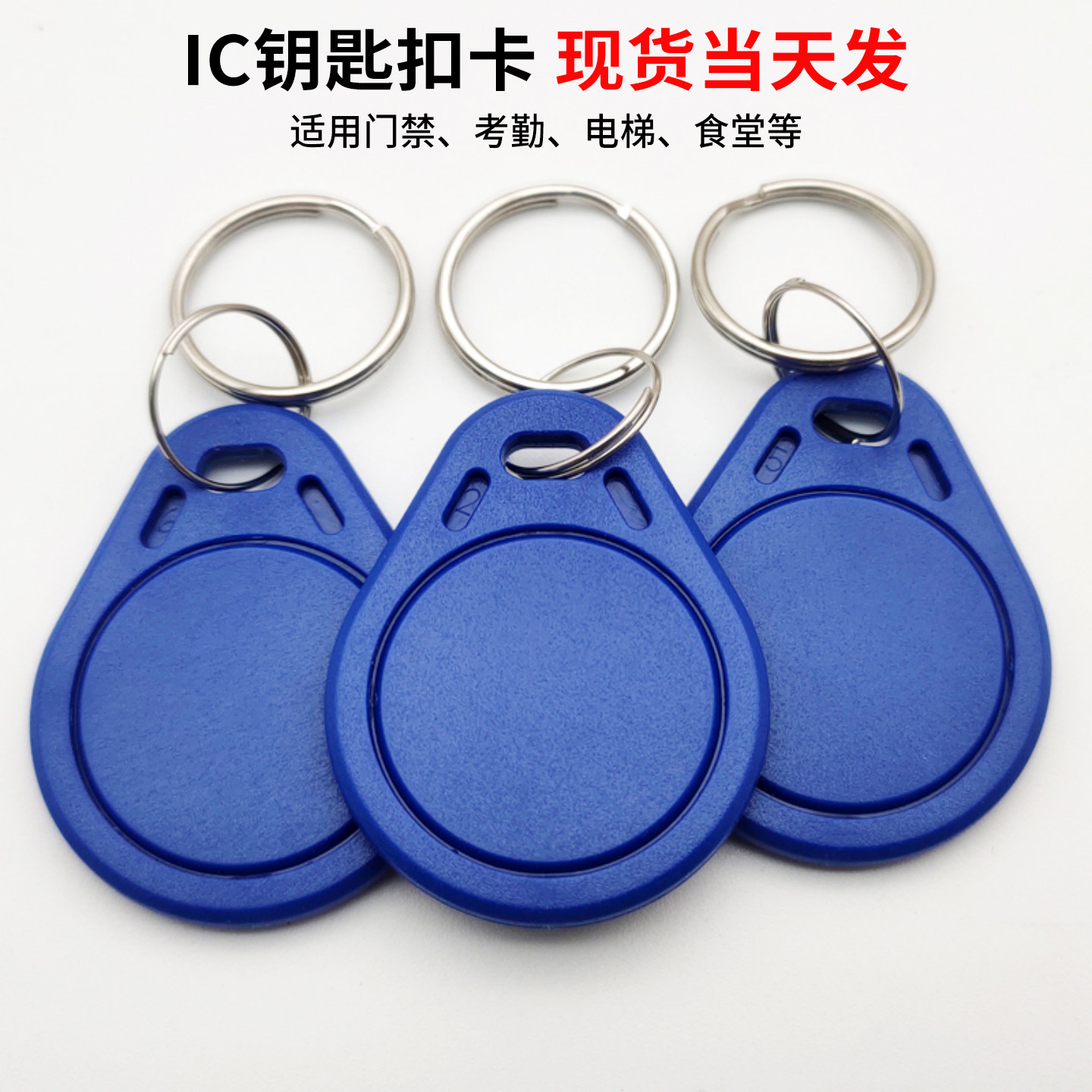 Fudan F08 keychain IC card access control attendance card