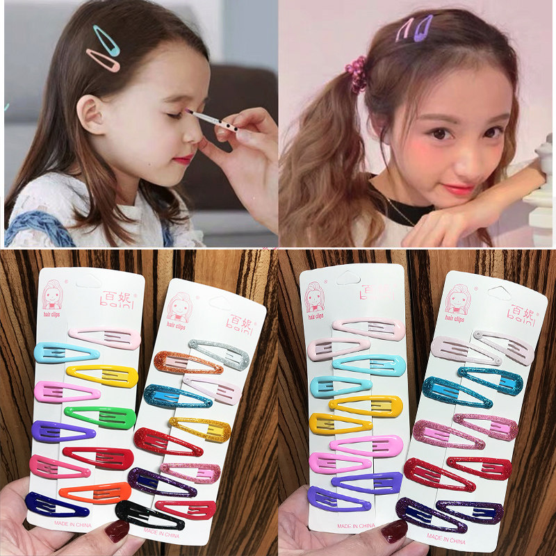 Children hairpin cute clip small clip Chopped Hair New Hairpin Net Red Sugar Fruit Color Headwear Girl Hair Accessories Bb Clip-Taobao