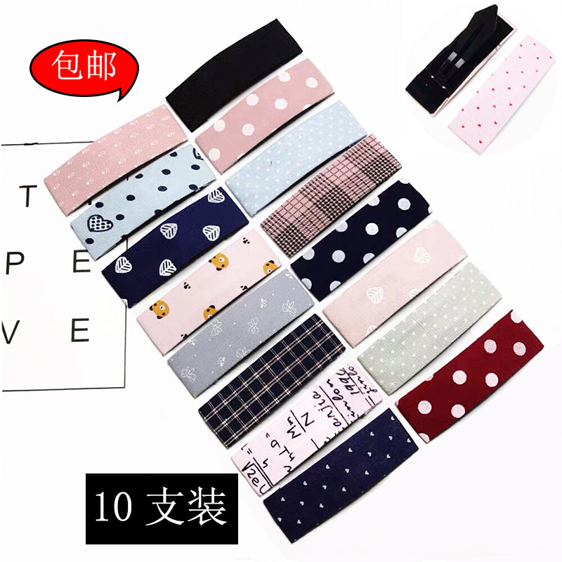 New cloth art bb Card Issuer Hairpin Hairpin Hairpin Hairpin Hairpin Hairpin Temperament Top Clip with a clip of Liu Haiclip-Taobao